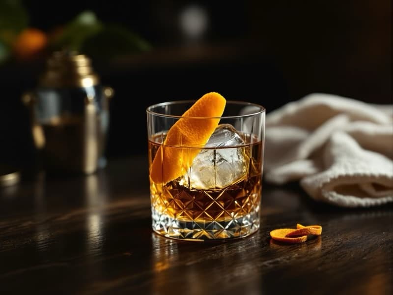Gemütliche Bar mit weichem Abendlicht